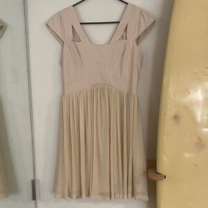 Gianni Bini Cream Mini Dress